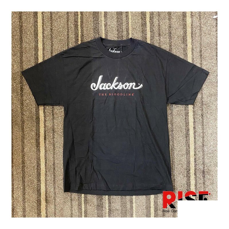 Jackson 搖滾精品特區 Jackson 黑色 經典Logo 血脈 短踢 Ｌ — 三峽配件 / 週邊