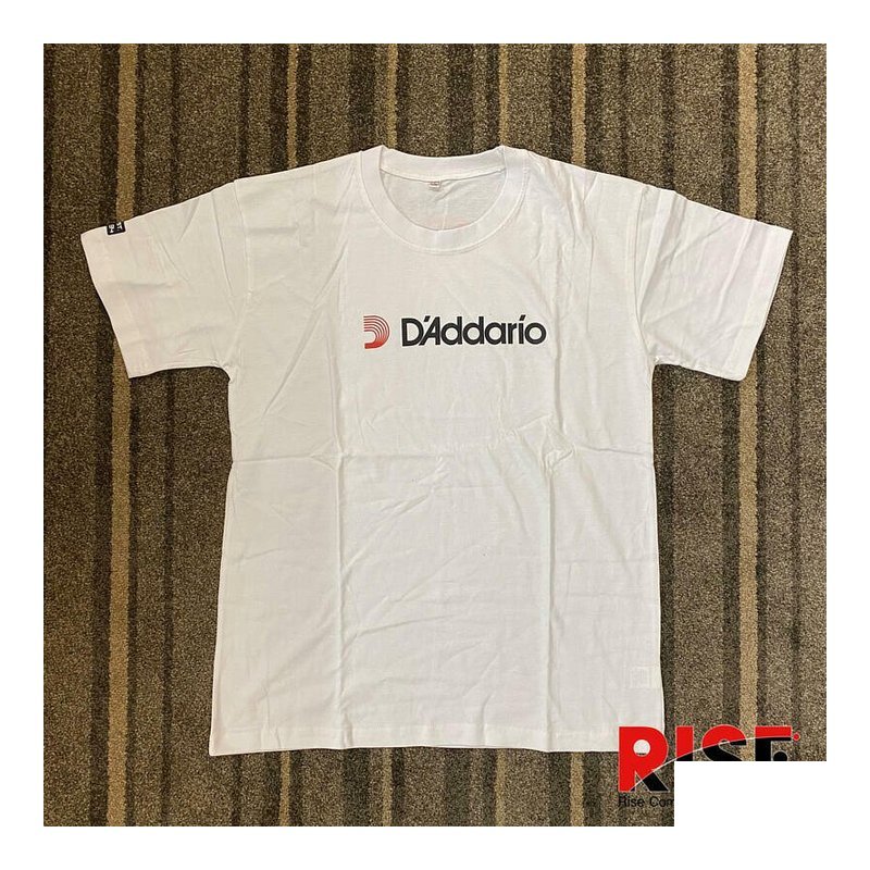 搖滾精品特區 D'addario 白色 經典Logo 短踢 L — 三峽配件 / 週邊