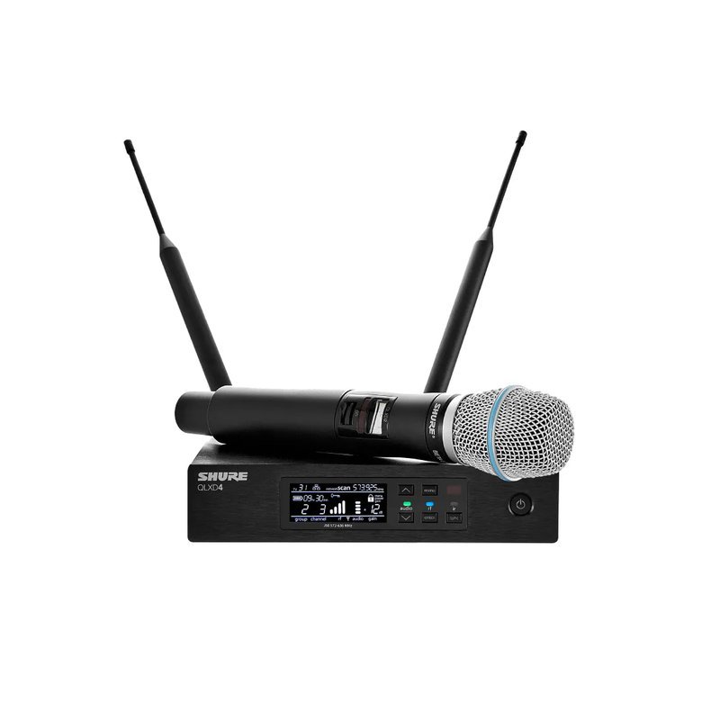 Shure Shure / QLXD 系列 無線手握傳輸系統 (QLXD24)(SM58/BETA58/KSM9等多種音頭可選配) — 三峽麥克風