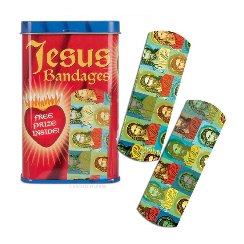 Archie Mcphee Archie Mcphee / Jesus 耶穌OK蹦(15片/盒) — 三峽配件 / 週邊