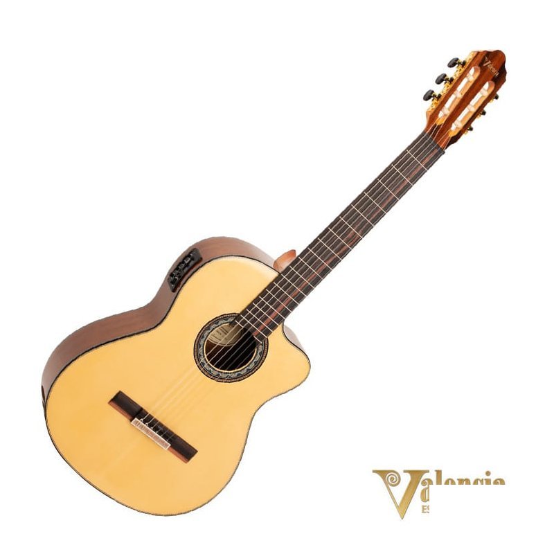 Valencia 39吋 古典吉他 VC-564CE 雲杉木面板 胡桃木背側板 西班牙吉他 — 三峽吉他 / Bass