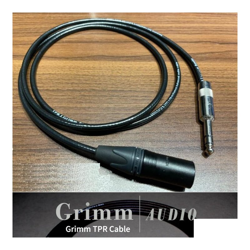 手工自製 荷蘭 Grimm Audio TPR XLR-TRS 高品質 監聽喇叭線 — 三峽錄音