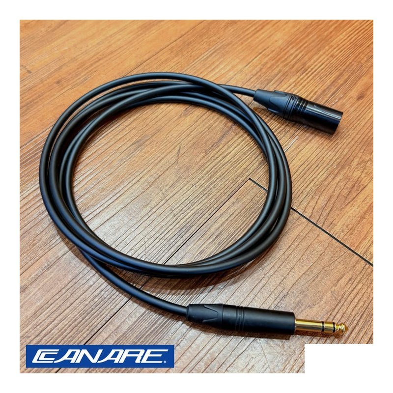 手工自製 日本 Canare L-2T2S XLR-TRS 高品質 監聽喇叭線 — 三峽錄音