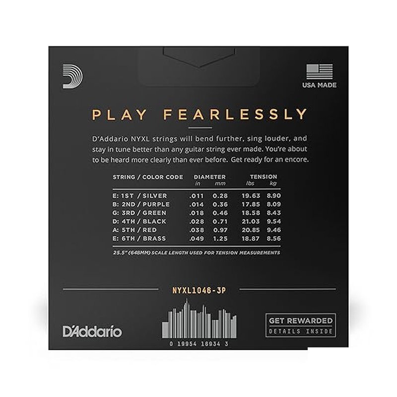 超值 免運 Daddario NYXL 全系列 同型號三包 電吉他弦 — 三峽吉他 / Bass