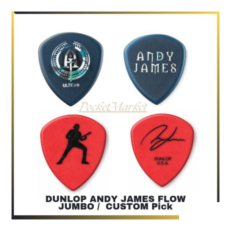 Dunlop Dunlop Andy James Flow Pick 簽名款 匹克 546R AJ2.0 — 三峽Pick