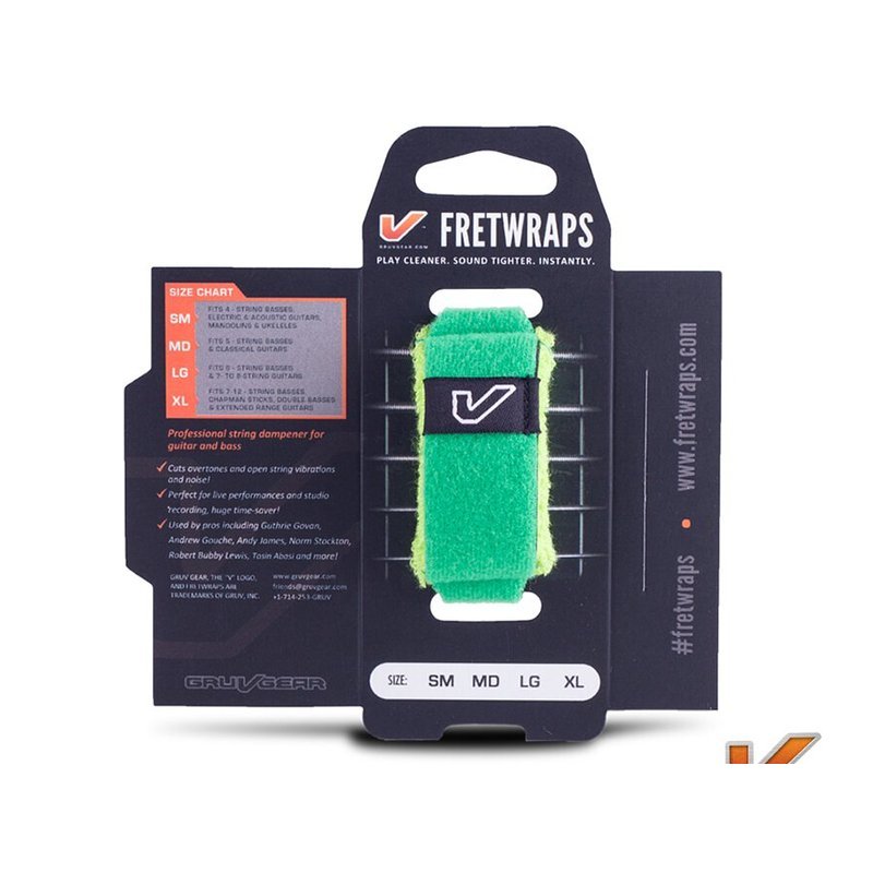 Gruv Gear FretWraps 悶音束帶 Green ç¶ — 三峽配件 / 週邊
