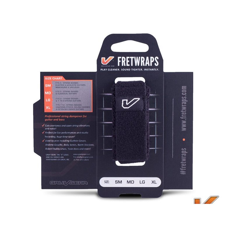 Gruv Gear FretWraps 悶音束帶 Black 黑 — 三峽配件 / 週邊