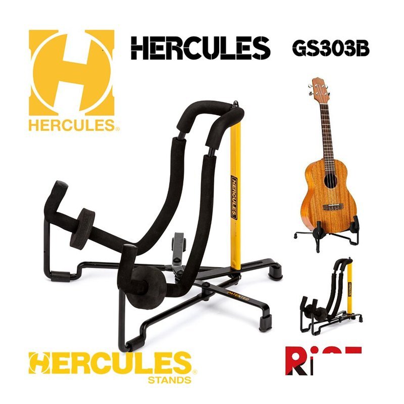 Hercules 海克力斯 GS303B 烏克麗麗架 Hercules 海克力斯 GS303B 烏克麗麗架 / 小提琴架 / 斑鳩琴 / 曼陀林 — 三峽烏克麗麗