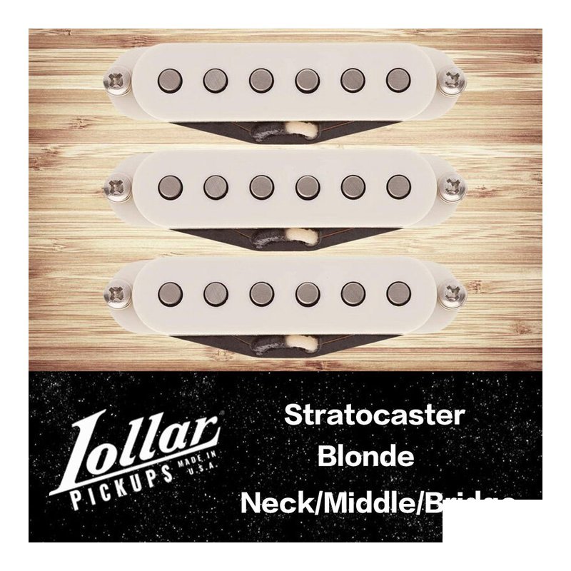 Stagg Lollar Blonde Staggered 前/中/後 段 電吉他 拾音器 — 三峽木吉他 / 民謠吉他