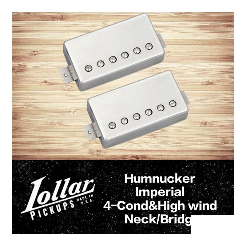 Lollar Imperial 4-Cond/HighWind 前/後 段 雙線圈 電吉他 拾音器 — 三峽吉他 / Bass