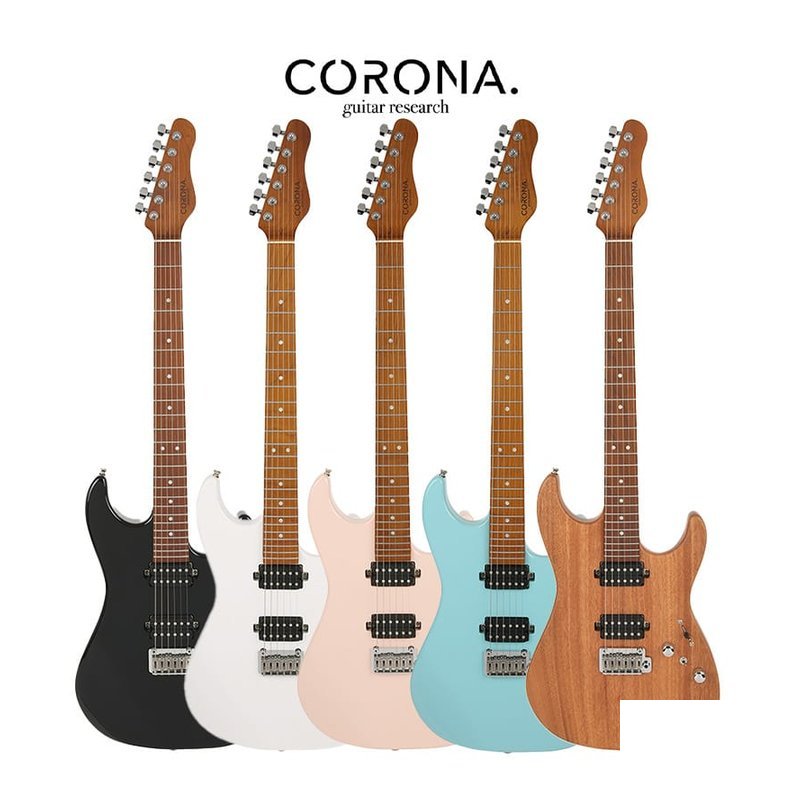 Corona Corona Modern Plus M24 烤楓琴頸.指板 電吉他 原廠琴袋 — 三峽木吉他 / 民謠吉他