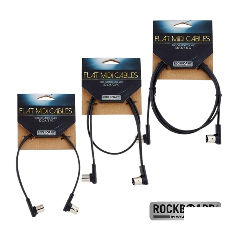 ROCKBOARD RockBoard Flat MIDI Cable 扁頭 MIDI 導線 — 三峽導線