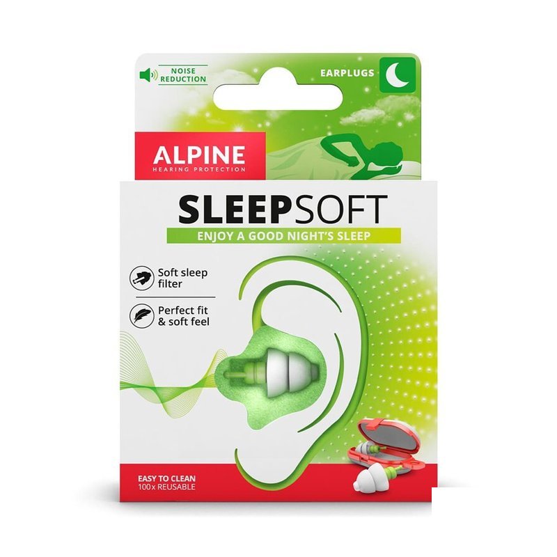 荷蘭 Alpine SleepSoft with minigrip 減音25dB 失眠 淺眠 睡眠用耳塞 — 三峽錄音 / 音響