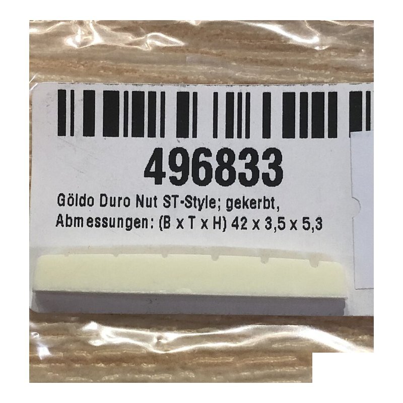 STRAT電吉他適用 STRAT電吉他適用 非牛骨上弦枕 DURO Nut ST Style 42 X 3.5X5.3mm — 三峽電吉他