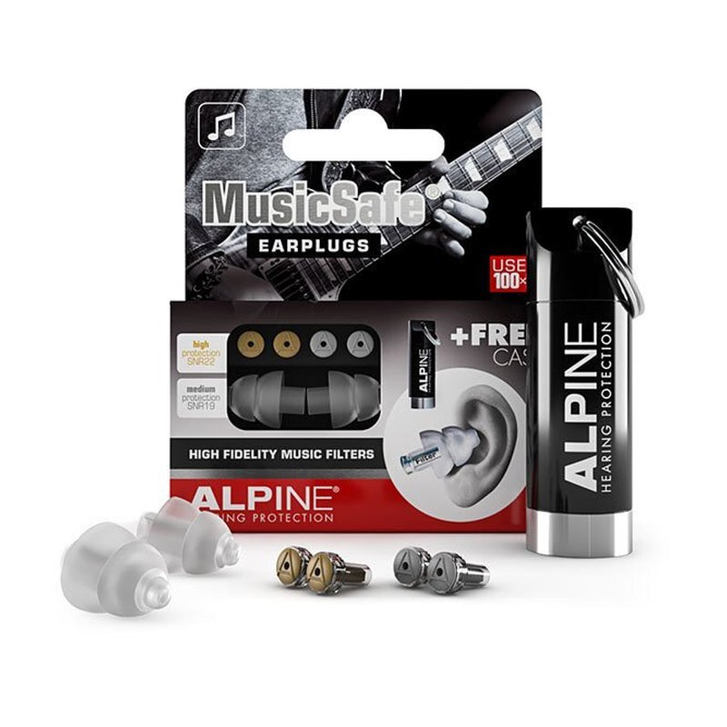 荷蘭 Alpine MusicSafe 音樂 練團 派對 降噪 濾波 耳塞 earplugs — 三峽錄音 / 音響