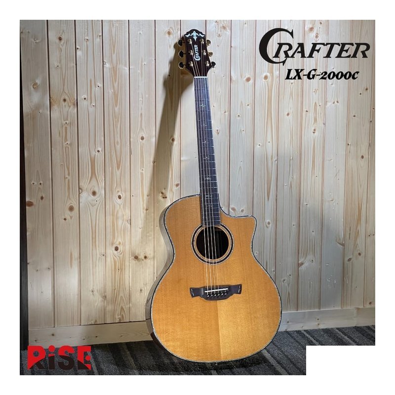 Crafter LX G-2000c 木吉他 全單板 木吉他 附原廠硬盒 — 三峽木吉他 / 民謠吉他