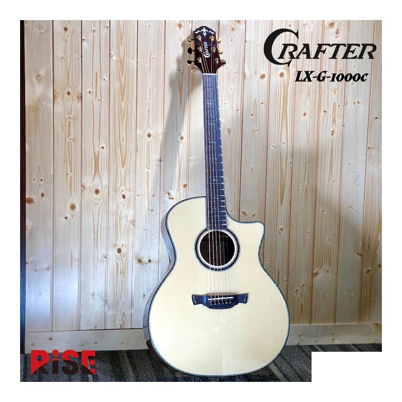Crafter LX G-1000c 木吉他 全單板 木吉他 附原廠硬盒 — 三峽木吉他 / 民謠吉他