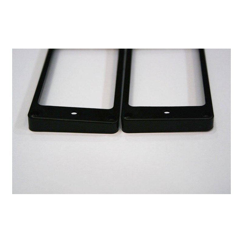 全新 電吉他 雙線圈用 拾音器邊框 環蓋 塑膠材質 黑色 前後段都有 許多樂器零件可參考 — 三峽吉他 / Bass