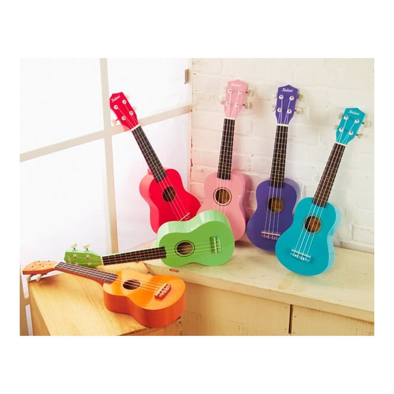 Kalani 21吋亮光彩色烏克麗麗繽紛可愛 — 三峽烏克麗麗