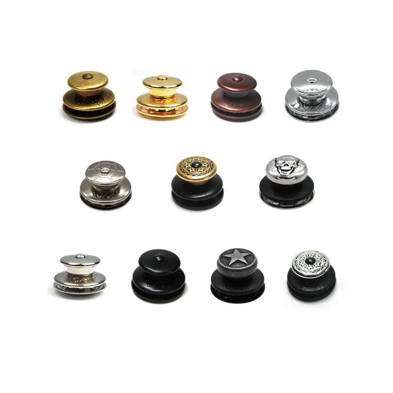 LOXX Loxx / E系列 電吉他/貝斯背帶扣(E-BRASS / E-CHROME/E-B-CHROME/E-COPPER/ E-EDLEWEISS/E-Gold/E-LILIE-SLV/ E-NICKEL/ E-SKULL/ E-STAR-BLK/E-Vic/ E-WHELL-SLV/E-EDLEWEISS-BLK) — 三峽吉他 / Bass