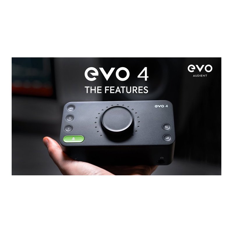 Audient Audient EVO 4 2in 2out 兩軌 錄音介面 錄音 OBS 直播 — 三峽錄音