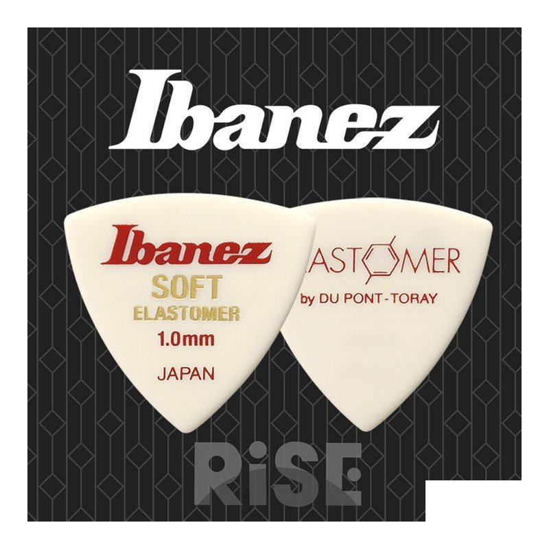 Ibanez Ibanez BEL8ST 1.0MM 類似橡膠材質 超軟 PICK 撥片 烏克麗麗適用 — 三峽烏克麗麗
