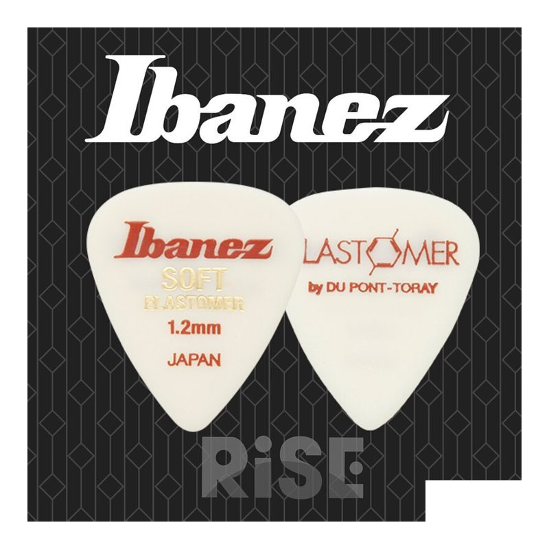 Ibanez Ibanez EL14ST12 1.2MM 類似橡膠材質 超軟 PICK 撥片 — 三峽Pick