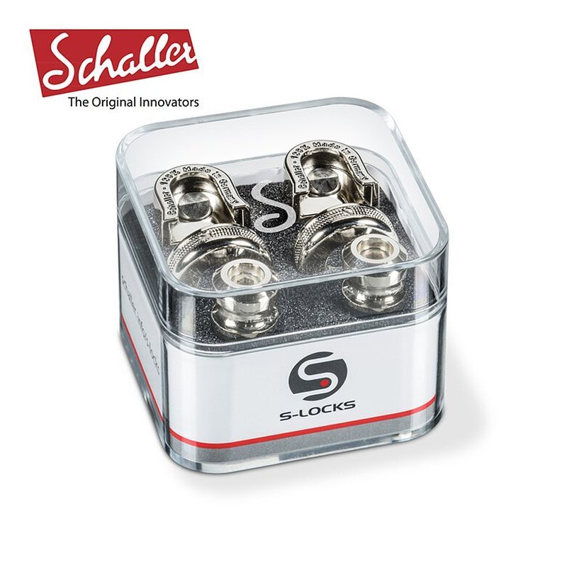 Schaller S-LOCKS Nickel 鍍鎳 背帶釘加厚設計 安全背帶扣 — 三峽背帶