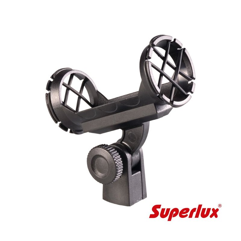 Superlux HM40 槍型/Shotgun 避震架/麥克風架 — 三峽麥克風