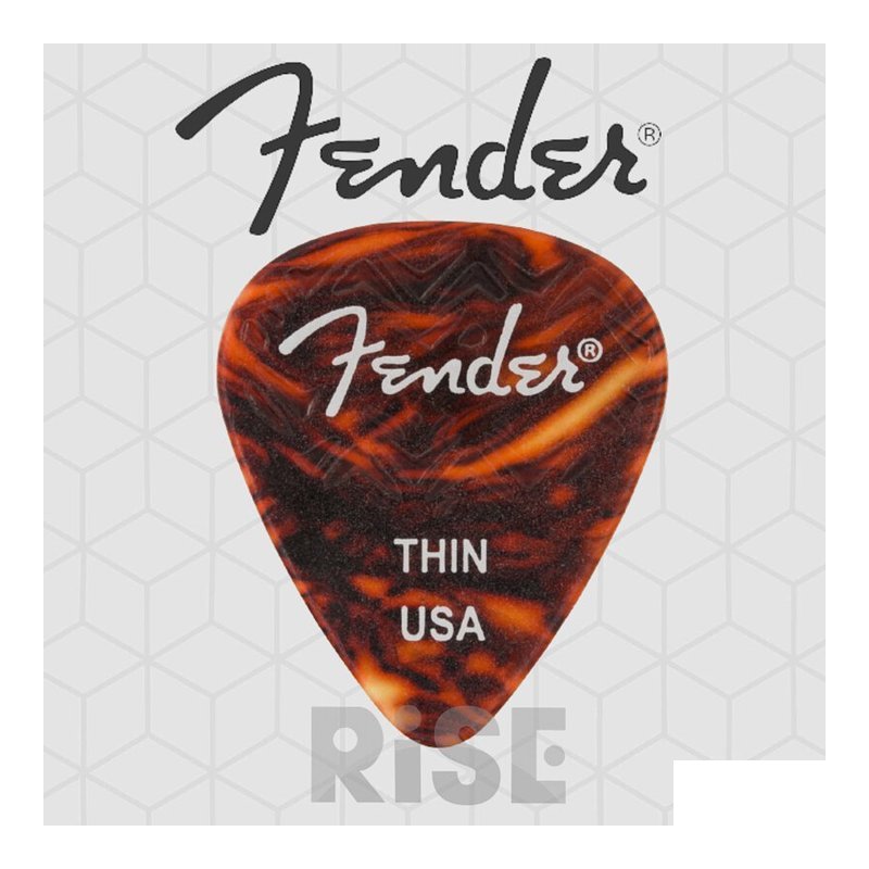 Fender Fender 351 Shape Wavelength 0.46mm 琥珀色 防滑匹克 Pick — 三峽Pick