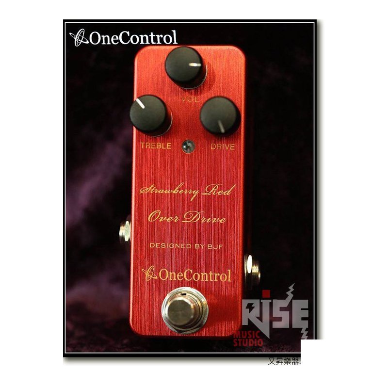 One Control STRAWBERRY RED OVERDRIVE 電吉他單顆效果器 — 三峽吉他 / Bass