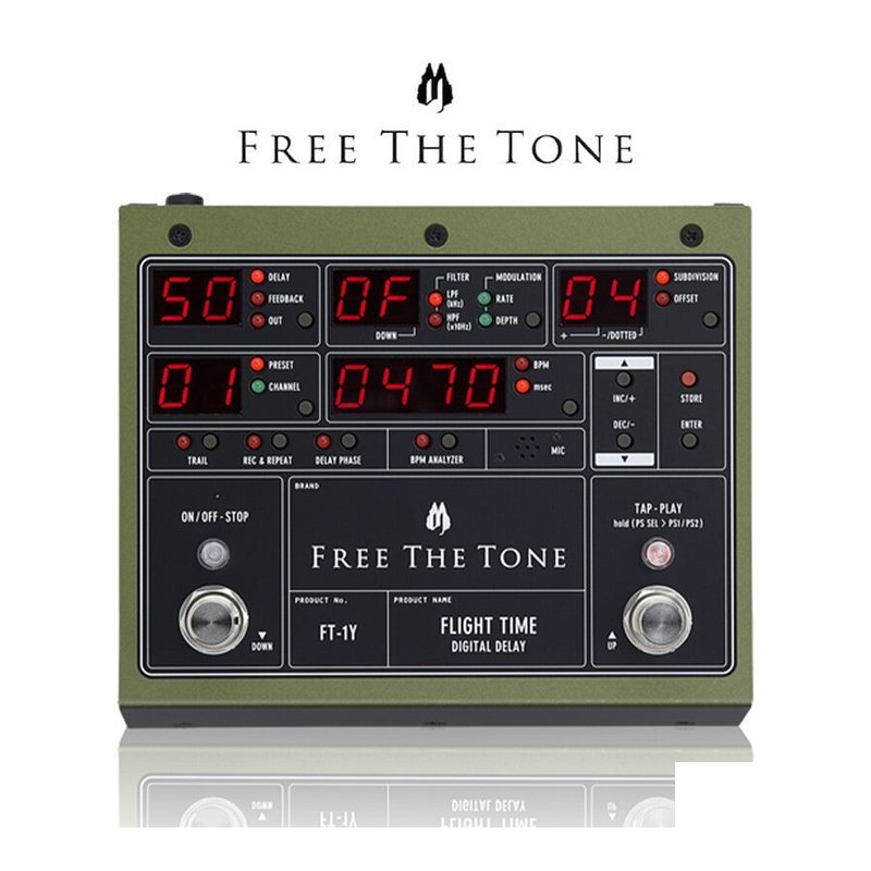 Free The Tone Fight Time FT-1Y Delay 電吉他 延遲 效果器 — 三峽吉他 / Bass