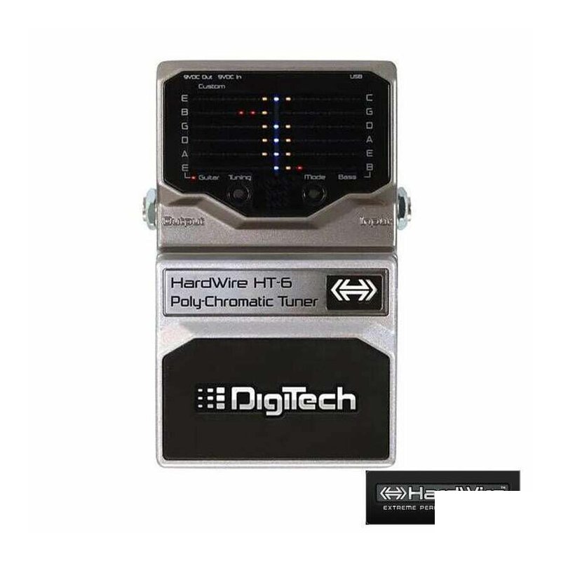 DigiTech Digitech Hard Wire HT-6 電吉他/貝斯 調音器 多弦同時調音 — 三峽木吉他 / 民謠吉他