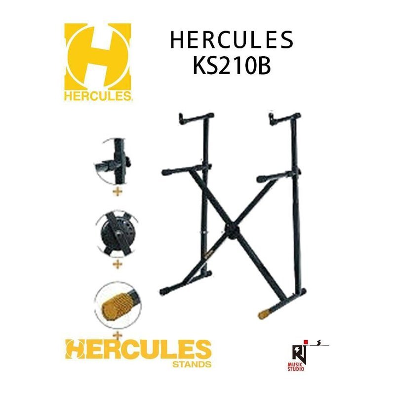 Hercules Hercules 海克力斯 KS210B X型 全新 公司貨 雙層 鍵盤架 — 三峽電鋼琴 / 鍵盤