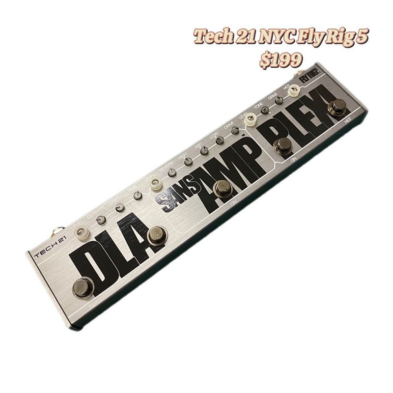 Tech 21 Fly Rig 5 Plexi 單顆音質 + 綜合效果器 代理商公司貨 有保固 — 三峽效果器