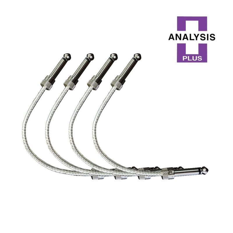 Analysis Plus Silver Oval Thin 效果器 短導線 — 三峽效果器