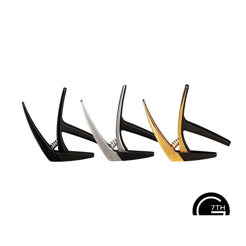 終身保固 G7th Nashville Capo 專業六弦 移調夾 快速彈簧固定式 — 三峽效果器