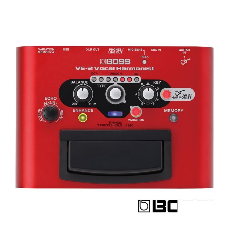 BOSS BOSS VE-2 人聲和聲效果器 即時辨別吉他和弦 — 三峽木吉他 / 民謠吉他