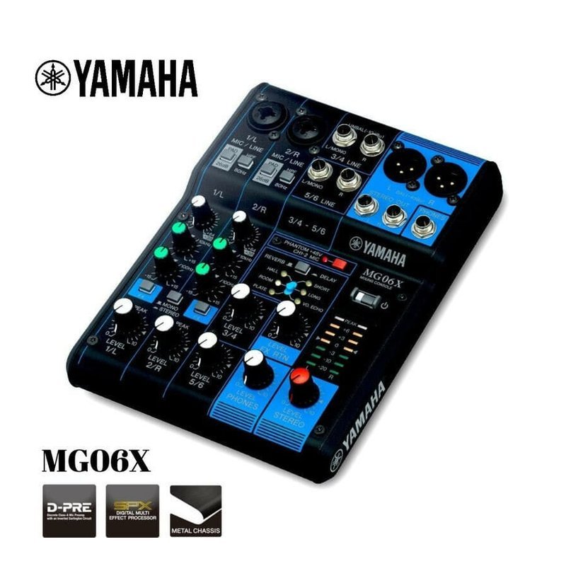 Yamaha YAMAHA MG06X 6軌 混音器 — 三峽音響 / 音箱