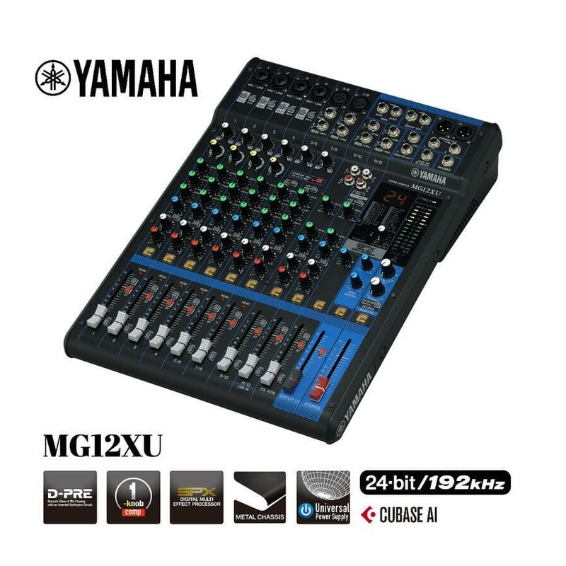 Yamaha YAMAHA MG12XU 12軌 混音器 — 三峽音響 / 音箱