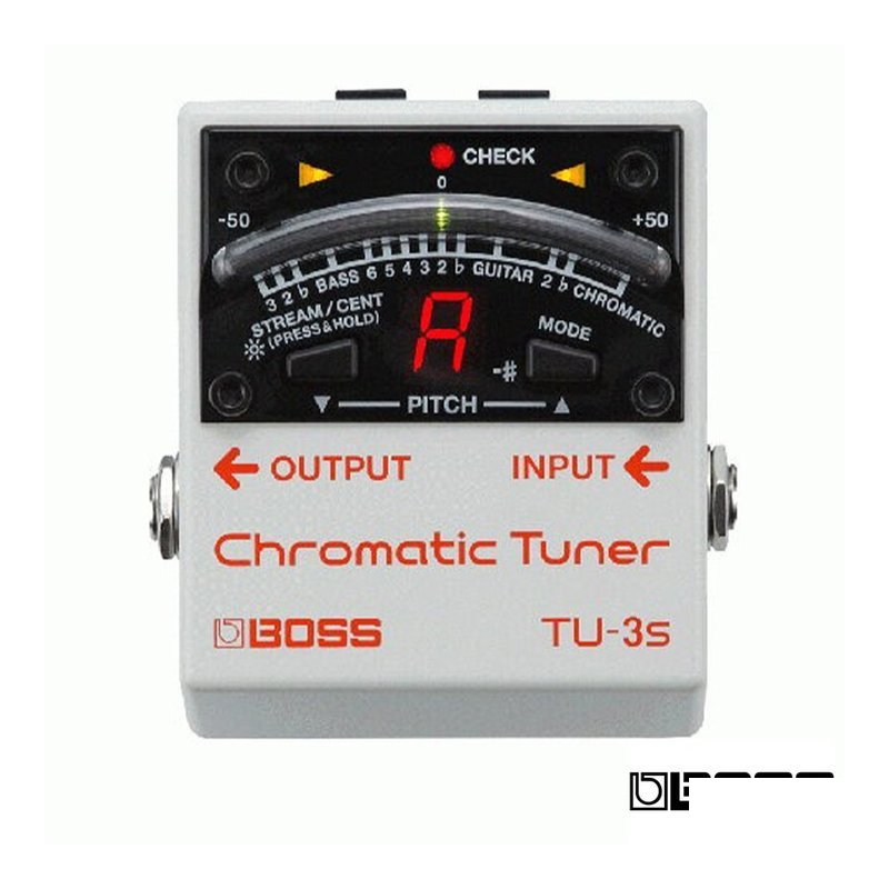 BOSS BOSS TU-3S Chromatic Tuner 半音階調音器 迷你調音器 — 三峽調音器