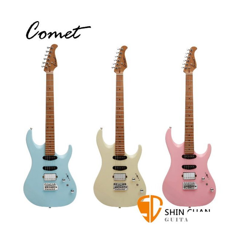 Comet 電吉他Comet CRM-09 單單雙電吉他 贈電吉他袋、Pick、吉他背帶、導線【Comet guitar專賣店/電吉他品牌/CRM09】 — 三峽木吉他 / 民謠吉他