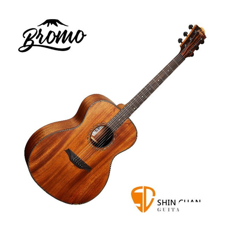 Bromo Bromo BAT2M 面單板民謠吉他 桃花心木/印尼製/木吉他 ▹另贈多樣好禮【BAT-2M】 — 三峽木吉他 / 民謠吉他