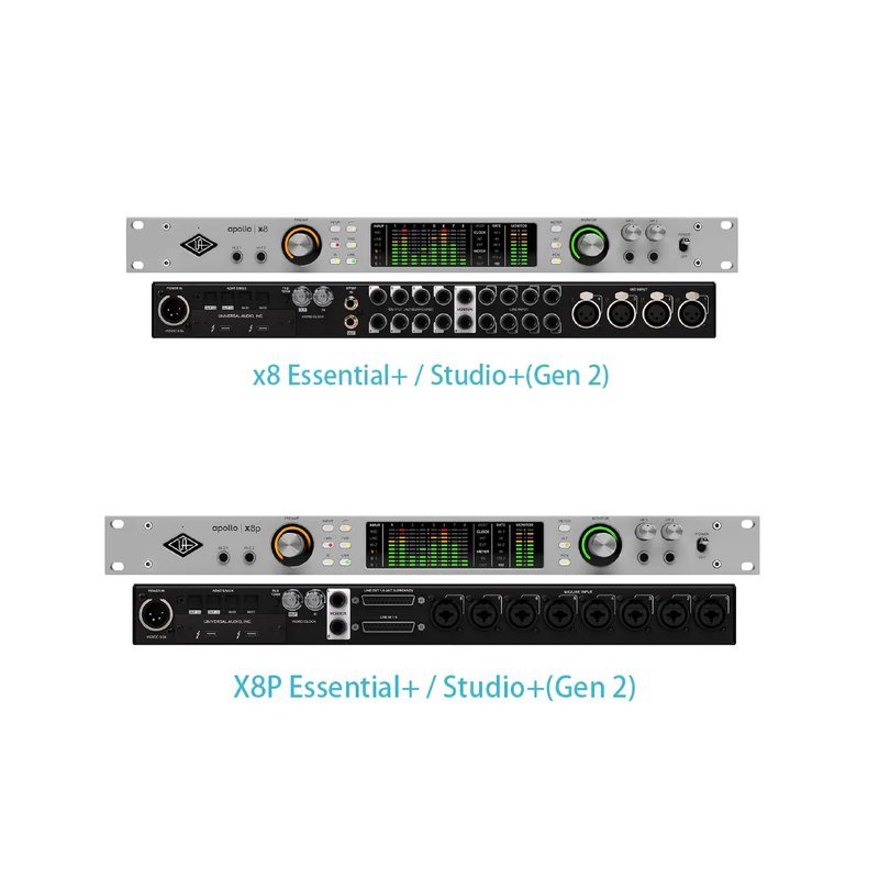 Universal Audio Universal Audio / Apollo X8 X8p系列 錄音介面 (Mac/PC可用)(Gen2 Essential+/Gen2 Studio+)<台灣代理公司貨> — 三峽錄音
