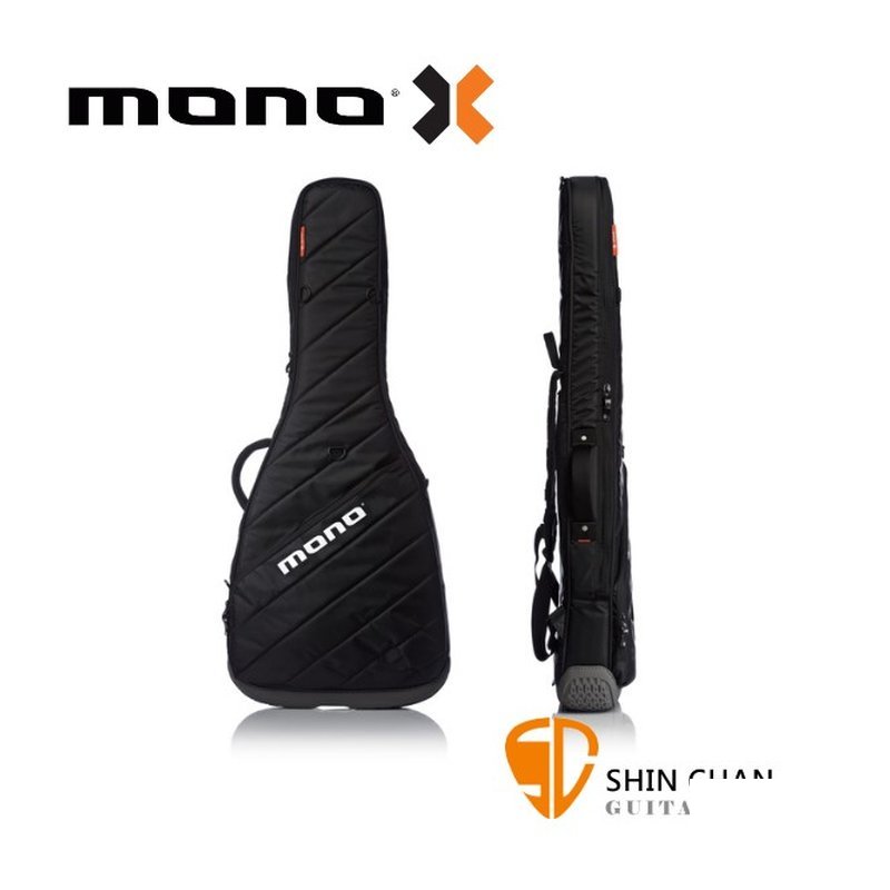 美國MONO 美國MONO M80系列 Vertigo 黑色-電吉他袋-軍事化防震防潑水等級 空心爵士吉他專用（M80-VHB-BLK） — 三峽電吉他