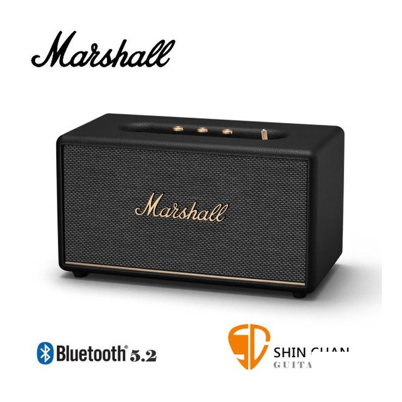 Marshall 現貨 Marshall Stanmore III 藍牙喇叭 經典黑 全新3代 Stanmore III無線喇叭 藍牙音箱音響 / 台灣公司貨 — 三峽音響 / 音箱