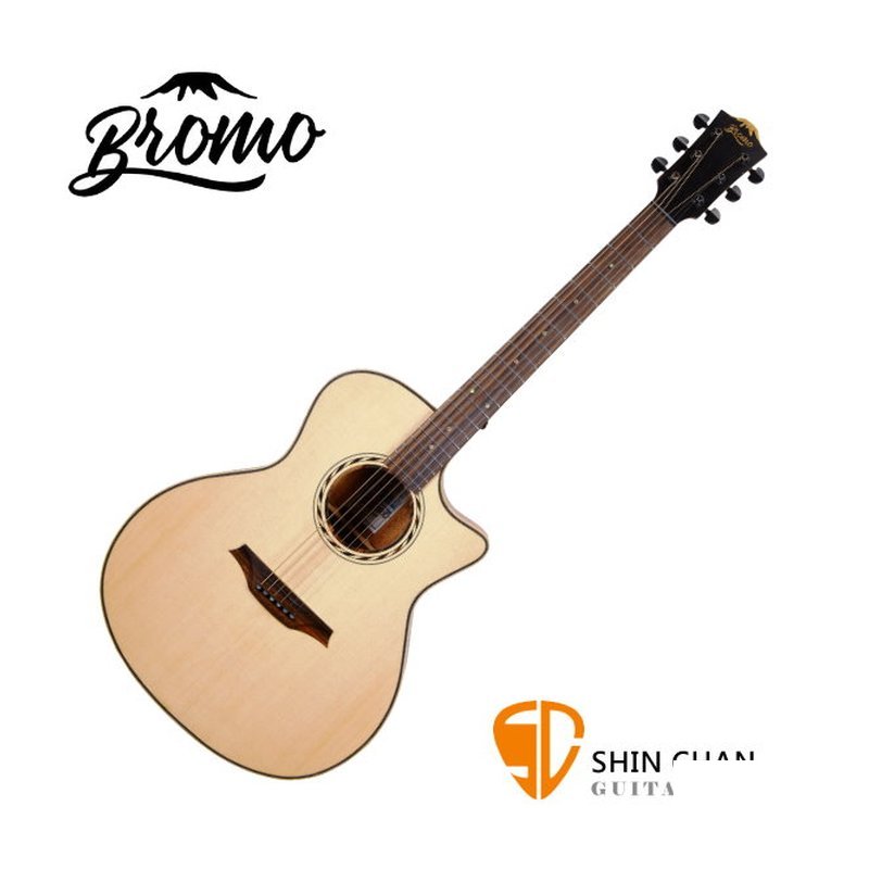 Bromo Bromo BAT2C 面單板切角民謠吉他 雲杉木/印尼製/木吉他▹另贈多樣好禮【BAT-2C】 — 三峽木吉他 / 民謠吉他