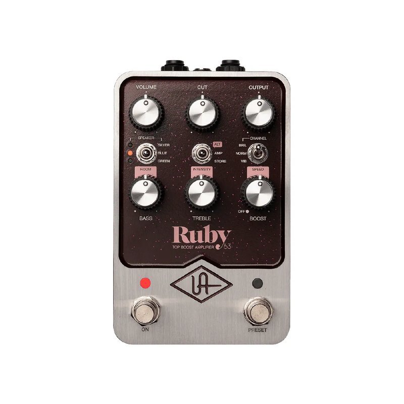Universal Audio Universal Audio / Ruby '63 Top Boost Amplifier Emulation Pedal 效果器 (GPM-RUBY) <台灣代理公司貨> — 三峽效果器