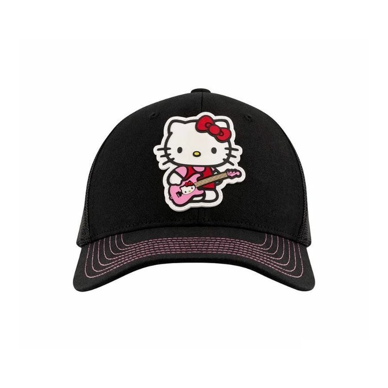 Fender Fender x Hello Kitty Black Logo Hat 聯名款網眼帽 公司貨 — 三峽配件 / 週邊