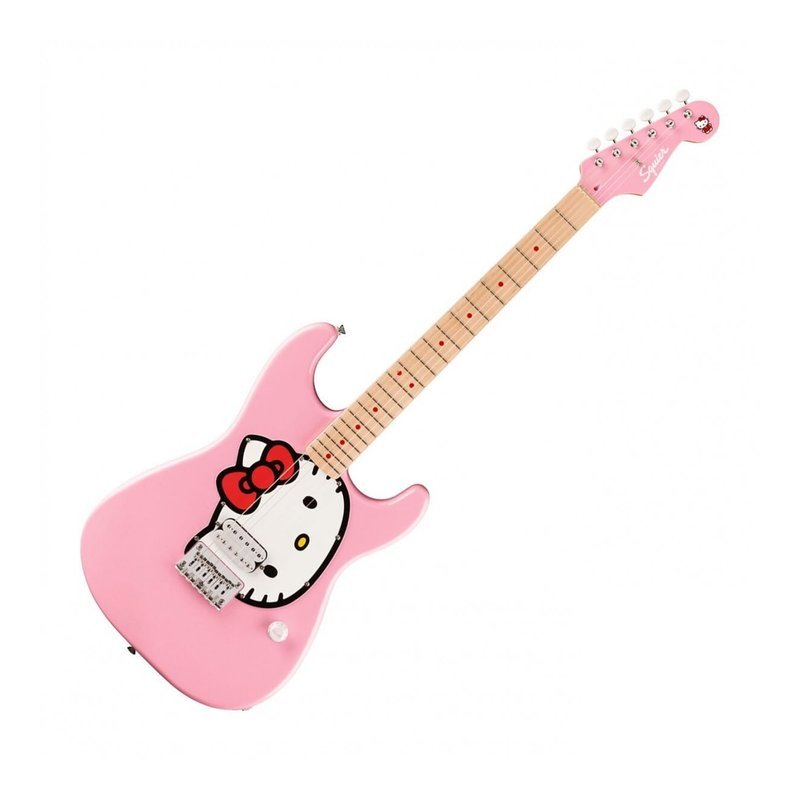 Fender Fender X Hello Kitty 50周年紀念款 粉色 電吉他 公司貨 — 三峽電吉他